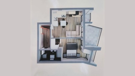 Apartament 1+1 - Shitje Rruga Gjon Buzuku