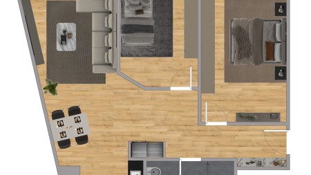 Apartament 2+1 - Shitje Rruga Gjon Krisli